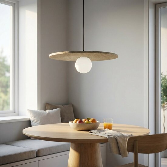 Emibig Emibig CALMA 1 BEIGE - Lampe suspendue élégante pour une atmosphère chaleureuse