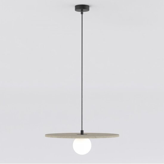 Emibig Emibig CALMA 1 BEIGE - Elegante hanglamp voor een sfeervolle inrichting