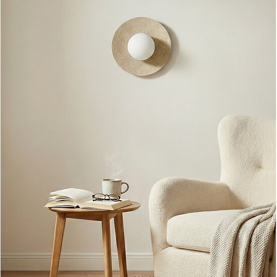 Emibig Emibig CALMA K1 BEIGE S - Lámpara de pared elegante para cualquier espacio