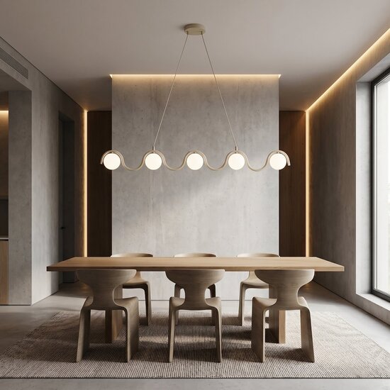 Emibig Emibig SINUS 5 MOKKA - Moderne Pendelleuchte für stilvolle Beleuchtung