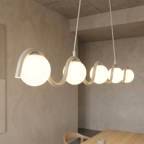 Emibig Emibig SINUS 5 MOKKA - Lámpara colgante moderna para una iluminación elegante