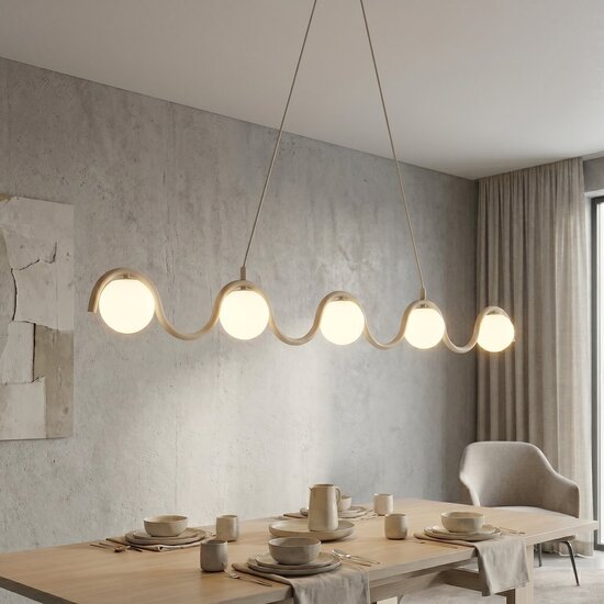 Emibig Emibig SINUS 5 MOKKA - Moderne hanglamp voor sfeervolle verlichting
