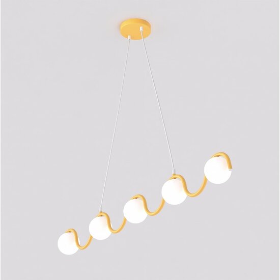 Emibig Emibig SINUS 5 ORANGE - Modern pendant lamp for stylish lighting