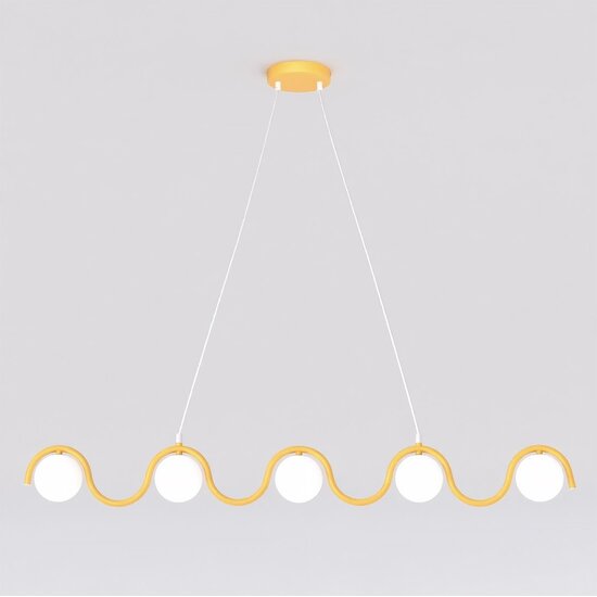 Emibig Emibig SINUS 5 ORANGE - Lámpara colgante moderna para una iluminación elegante