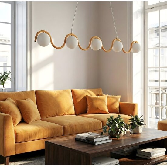 Emibig Emibig SINUS 5 ORANGE - Moderne Pendelleuchte für stilvolle Beleuchtung