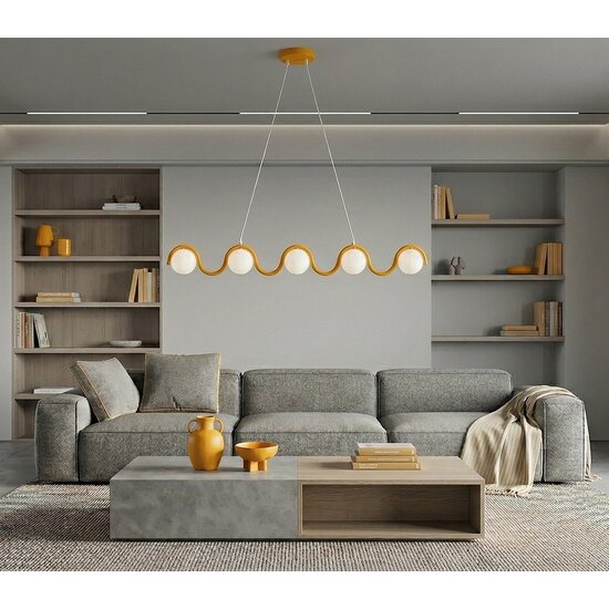 Emibig Emibig SINUS 5 ORANGE - Moderne Pendelleuchte für stilvolle Beleuchtung