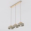 Emibig Emibig KIVI 3 MOKKA - Lampe suspendue scandinave pour une ambiance élégante