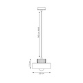 Emibig Emibig KIVI 1S WHITE - Lámpara colgante escandinava para cualquier espacio