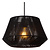 LUCIDE LUCIDE JESSICA - Pendant Lamp - Ø 35.5 cm - 3xE27 - Black