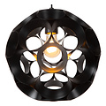 LUCIDE LUCIDE HANNELORE - Lámpara Colgante - Ø 30 cm - 1xE27 - Negra - Perfecta para crear una atmósfera acogedora en interiores