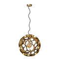 LUCIDE LUCIDE HANNELORE - Lámpara colgante elegante en oro mate