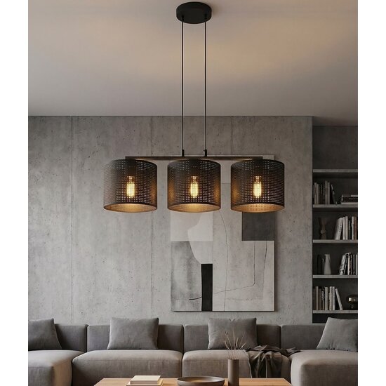 Emibig Emibig LUX 3 BLACK - Modern pendant lamp for stylish lighting