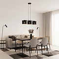 Emibig Emibig LUX 3 BLACK - Lámpara colgante moderna para una iluminación elegante
