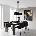 Emibig Emibig LUX 3 BLACK - Moderne hanglamp voor sfeervolle verlichting