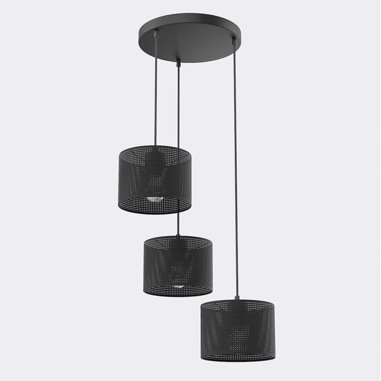 Emibig Emibig LUX 3 BLACK PREM - Moderne hanglamp voor sfeervolle verlichting