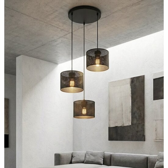 Emibig Emibig LUX 3 BLACK PREM - Modern pendant lamp for stylish lighting
