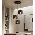 Emibig Emibig LUX 3 BLACK PREM - Lámpara colgante moderna para una iluminación elegante