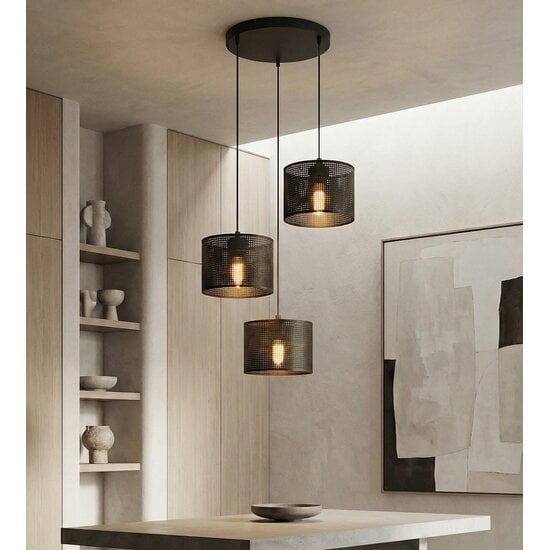 Emibig Emibig LUX 3 BLACK PREM - Modern pendant lamp for stylish lighting
