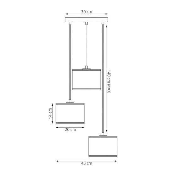 Emibig Emibig LUX 3 BLACK PREM - Moderne Pendelleuchte für stilvolle Beleuchtung