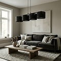 Emibig Emibig LUX 4 BLACK - Modern pendant lamp for stylish lighting