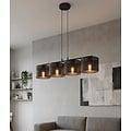 Emibig Emibig LUX 4 BLACK - Lámpara colgante moderna para una iluminación elegante