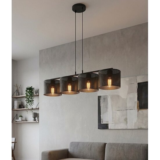 Emibig Emibig LUX 4 BLACK - Moderne Pendelleuchte für stilvolle Beleuchtung