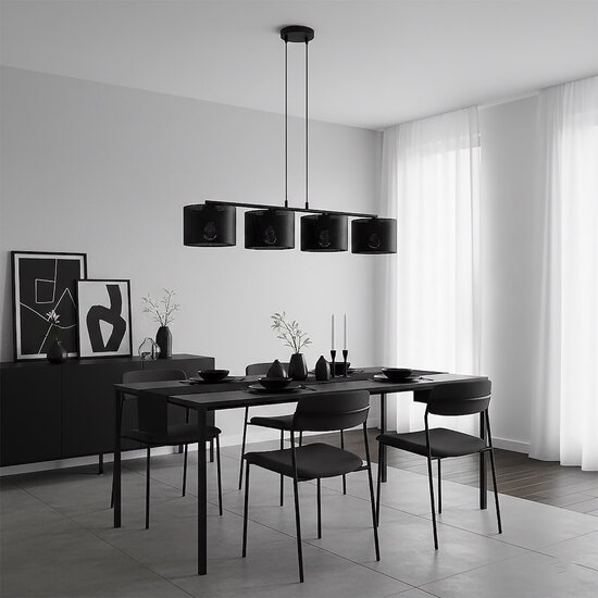 Emibig Emibig LUX 4 BLACK - Modern pendant lamp for stylish lighting