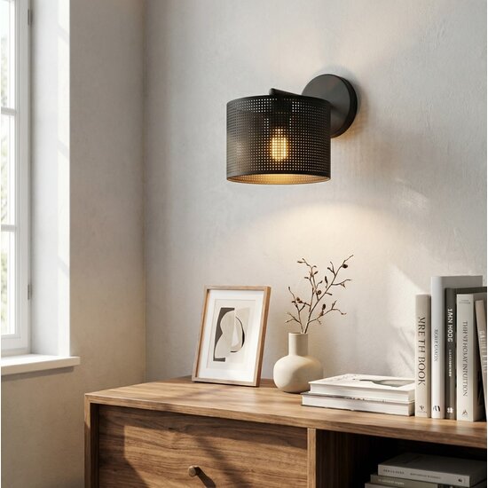 Emibig Emibig LUX K1 BLACK - Moderne Wandlampe für stilvolle Beleuchtung