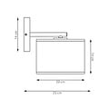 Emibig Emibig LUX K1 BLACK - Lámpara de pared moderna para una iluminación elegante