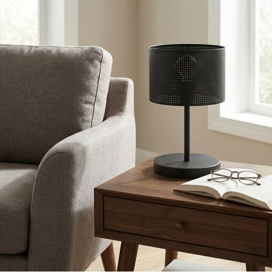 Emibig Emibig LUX LN1 BLACK - Lampe de table moderne pour tous les espaces