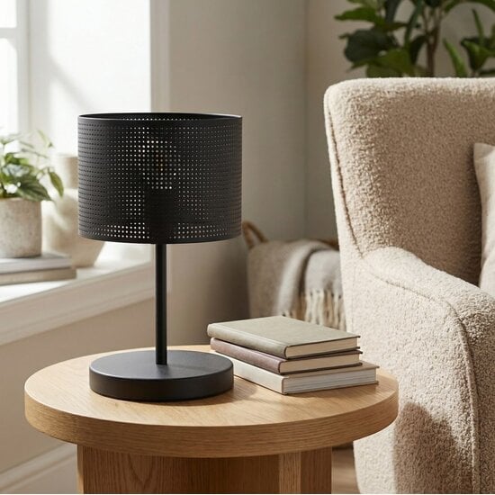 Emibig Emibig LUX LN1 BLACK - Lámpara de mesa moderna para cualquier espacio