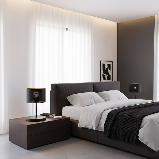 Emibig Emibig LUX LN1 BLACK - Modern table lamp for any space