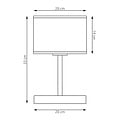 Emibig Emibig LUX LN1 BLACK - Moderne Tischlampe für jeden Raum