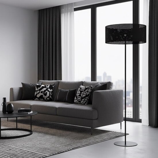 Emibig Emibig LUX LP1 BLACK - Lámpara de pie moderna para cualquier espacio