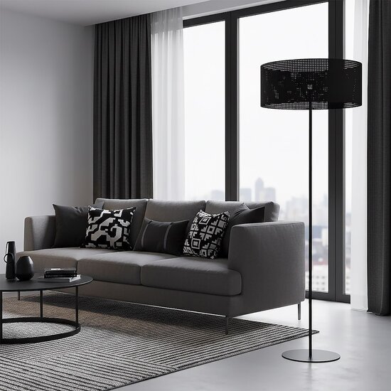 Emibig Emibig LUX LP1 BLACK - Modern floor lamp for any space