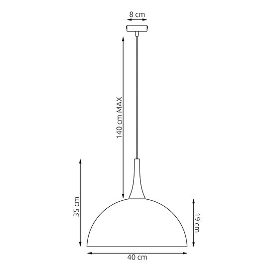 Emibig Emibig NAUTICA 1L MOKKA - Scandinavische hanglamp voor een warme sfeer