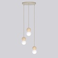 Emibig Emibig LOOP 3 MOKKA - Scandinavian pendant lamp for any space