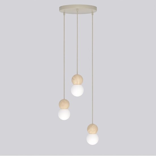 Emibig Emibig LOOP 3 MOKKA - Scandinavische hanglamp voor elke ruimte