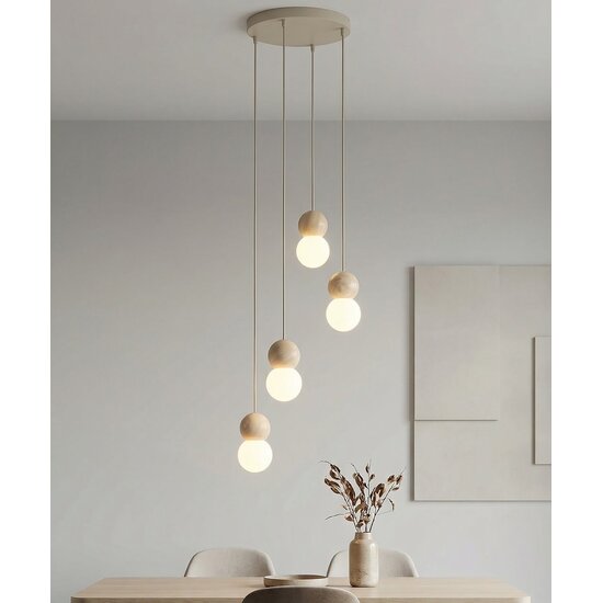 Emibig Emibig LOOP 4 MOKKA - Scandinavische hanglamp voor elke ruimte
