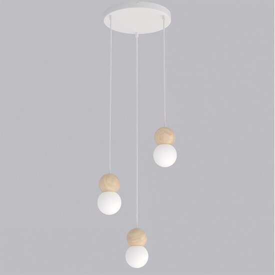 Emibig Emibig LOOP 3 WHITE - Lampe suspendue scandinave pour un éclairage élégant