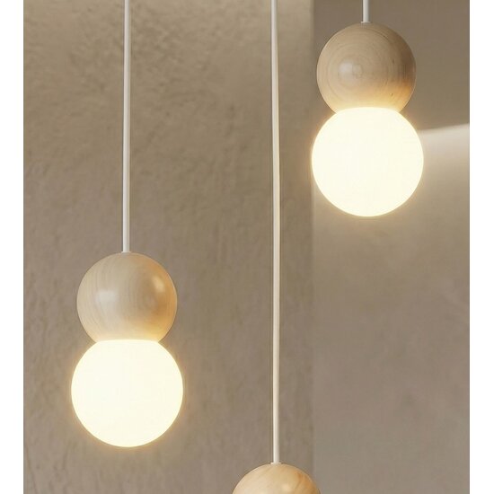 Emibig Emibig LOOP 3 WHITE - Scandinavian pendant lamp for stylish lighting