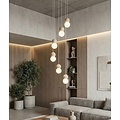 Emibig Emibig LOOP 6 WHITE - Élégante suspension scandinave pour tous les espaces