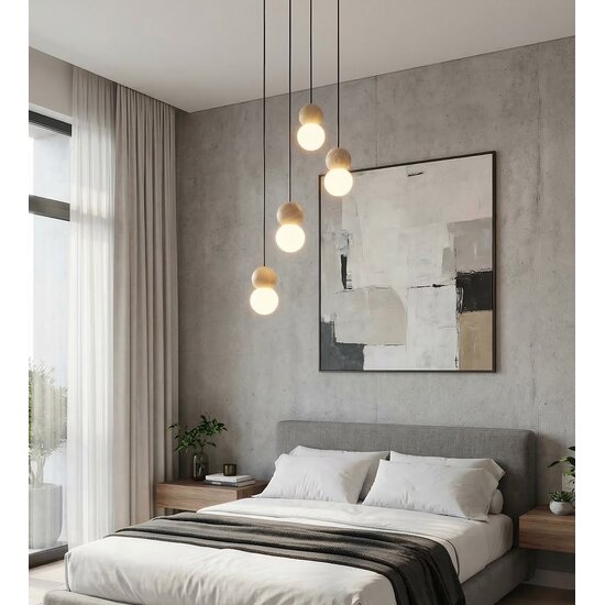 Emibig Emibig LOOP 4 BLACK - Scandinavische hanglamp voor elke ruimte