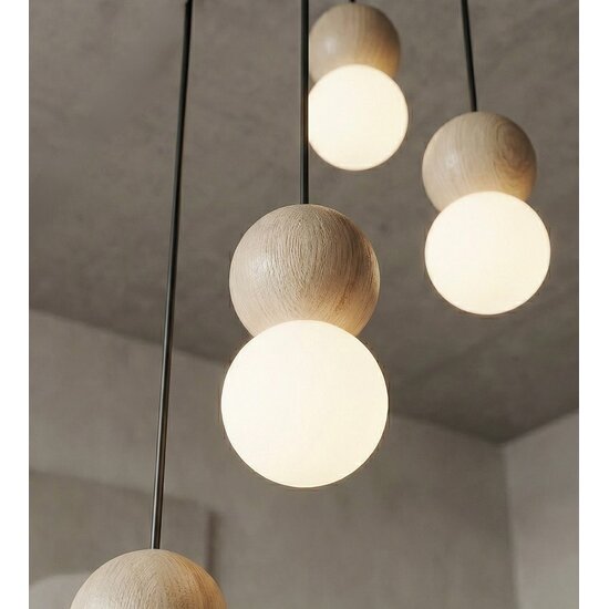 Emibig Emibig LOOP 4 BLACK - Lampe suspendue scandinave pour tous les espaces