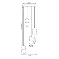 Emibig Emibig LOOP 4 BLACK - Scandinavische hanglamp voor elke ruimte