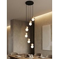 Emibig Emibig LOOP 6 BLACK - Scandinavian pendant lamp for any space