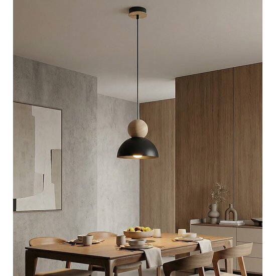 Emibig Emibig KAKI 1S BLACK - Moderne skandinavische Pendelleuchte für jeden Raum