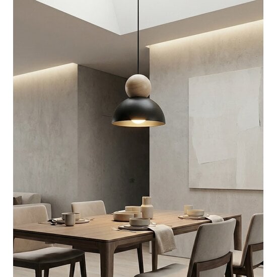 Emibig Emibig KAKI 1S BLACK - Modern Scandinavian pendant lamp for any space