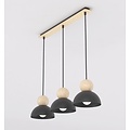 Emibig Emibig KAKI 3 BLACK - Scandinavian pendant lamp for stylish lighting