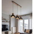 Emibig Emibig KAKI 3 BLACK - Scandinavische hanglamp voor sfeervolle verlichting
